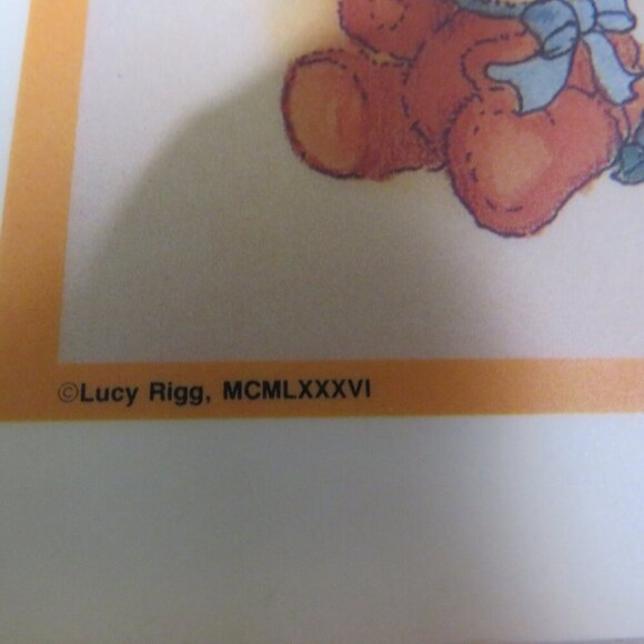 Vintage LUCY RIGGS 1986 Placemat SEE SAW #80269 (professional thick lamination) - Picture 4 of 9